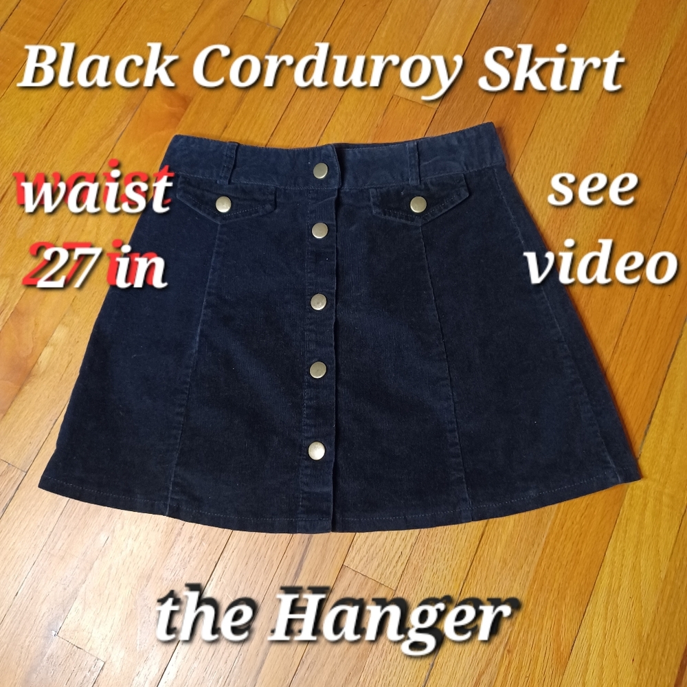 Beautiful corduroy skirt by the hanger